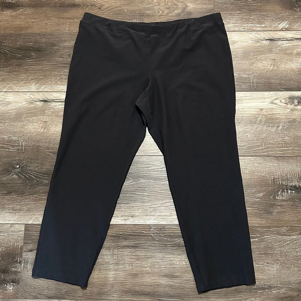 Eileen Fisher Charcoal Gray Ponte Pull-On Leggings Women's 2X